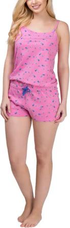 Moonline Schlafanzug Kurzer Damen Pyjama Schlafanzug