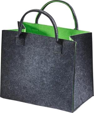 Kobolo Einkaufsshopper Filztasche außen grau meliert