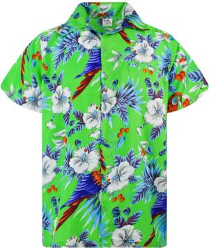 King Kameha Hawaiihemd Cherry Parrot Funky
