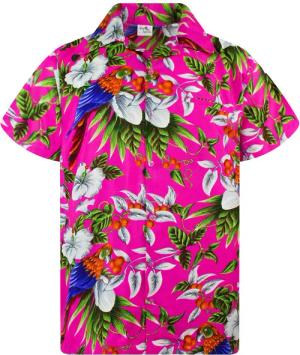King Kameha Hawaiihemd Cherry Parrot Funky