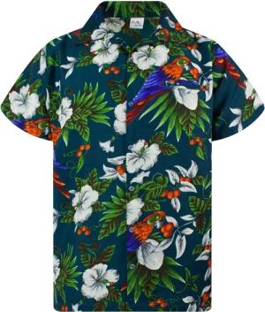 King Kameha Hawaiihemd Cherry Parrot Funky