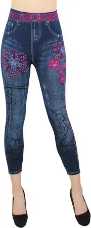 dy_mode 7/8-Jeggings Damen 7/8 Leggings Jeans