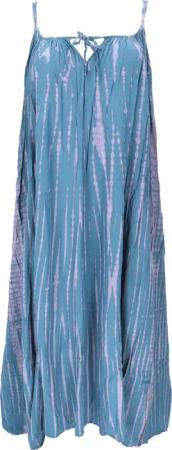 Guru-Shop Midikleid Batik Maxikleid, Boho Strandkleid,