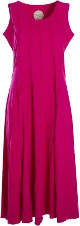 Vishes Sommerkleid Langes Einfarbiges Damen Sommerkleid