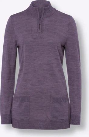 Sieh an! Strickpullover Stehkragenpullover