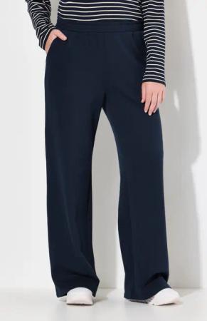 Ulla Popken Schlupfhose Sweathose weites Bein