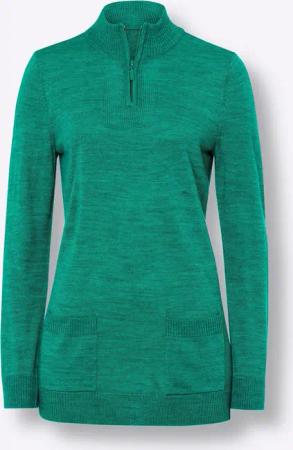 Sieh an! Strickpullover Stehkragenpullover