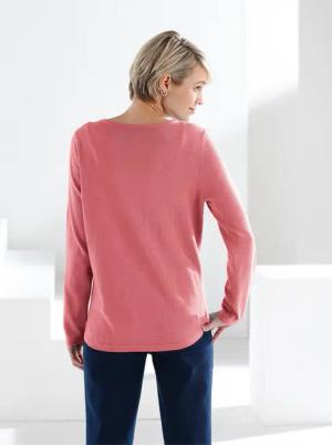 Sieh an! Strickpullover Baumwollpullover