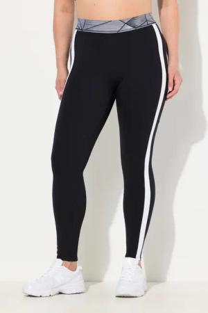 Ulla Popken Leggings Leggings Streifen Taschen