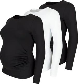 M.M.C. Umstandsshirt Langarm Basic Umstandsmode (3-tlg)