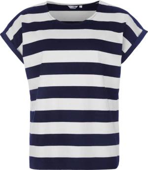 modAS T-Shirt Damen Kurzarm-Shirt Blockstreifen -
