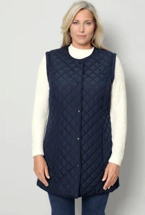 meyermode Outdoorjacke 2-in-1-Long-Steppjacke figurumspielend