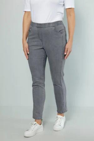 meyermode Regular-fit-Jeans Jeans Slim Fit Ziernaht
