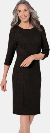 GOLDNER Abendkleid Kurzgröße: Festliches Kleid mit