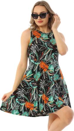 Bongual Jerseykleid Sommerkleid ohne Ärmel mit