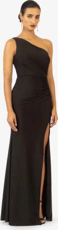 Kraimod Abendkleid mit Drapierung und One-Shoulder-Design