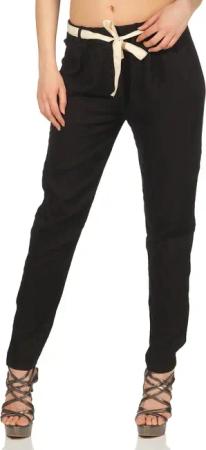 Mississhop Leinenhose Damen Leinenhose lockere Freizeithose