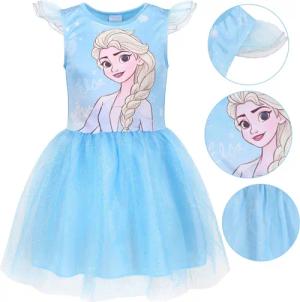 Sarcia.eu Tüllkleid Frozen Elsa blaues Tüllkleid,