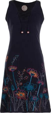 Vishes Tunikakleid Armloses Damen Longshirt-Kleid Mini-Kleid