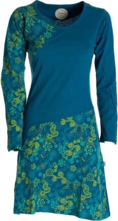 Vishes Jerseykleid Asymmetrisches Langarm Jersey Kleid