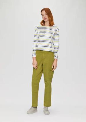 s.Oliver Stoffhose Lässige Cargohose mit Nahtdetails