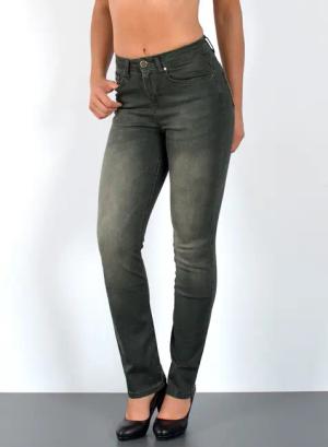 ESRA Straight-Jeans Premium High Waist Jeans