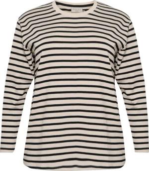 KAFFE Curve Langarmbluse Langarm-Shirt KCwinni Große