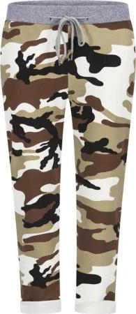 Mississhop Chinohose Damen Hose Blumen Jogginghose