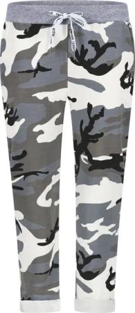 Mississhop Chinohose Damen Hose Blumen Jogginghose