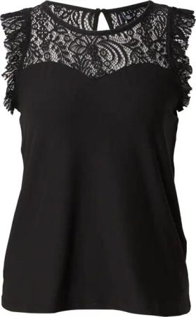 Vero Moda Kurzarmbluse MILLA (1-tlg) Spitze