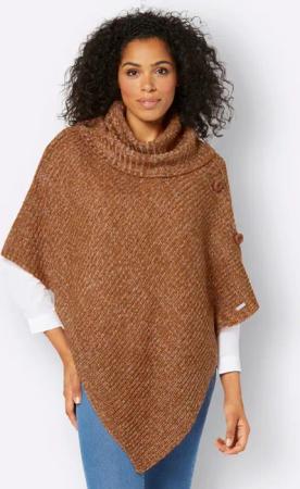 Witt Strickponcho Poncho Länge ca. 76
