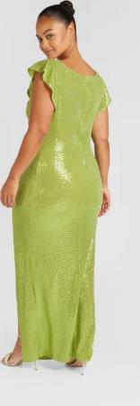 SWING Curve Abendkleid (1-tlg) Volant