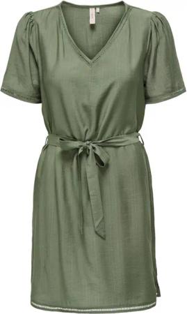 ONLY Spitzenkleid CELINE PAULA (1-tlg) Drapiert/gerafft