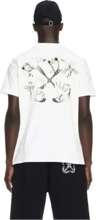 OFF-WHITE Print-Shirt Off-White Flower Scan T-Shirt