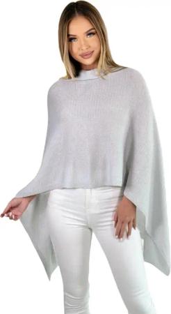 Mississhop Strickponcho Damen Poncho Cape Überwurf