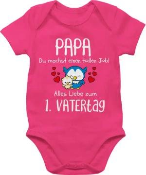 Shirtracer Shirtbody 1. Vatertag - Papa