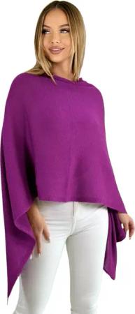 Mississhop Strickponcho Damen Poncho Cape Überwurf