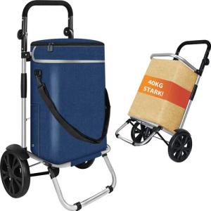 MODFU Einkaufstrolley 3in1 Einkaufsrollwagen Einkaufsbeutel Einkaufswagen