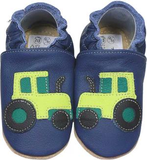 HOBEA-Germany Kitaschuhe Traktor blau 22/23 (1½