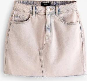 Next Minirock Jeansminirock mit offenem Saum