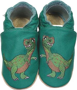 HOBEA-Germany Kitaschuhe Dinosaurier grün 20/21 (12