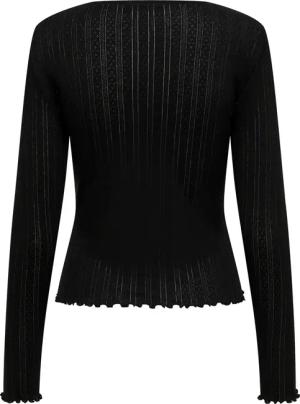 ONLY Langarmshirt (1-tlg) Lochmuster