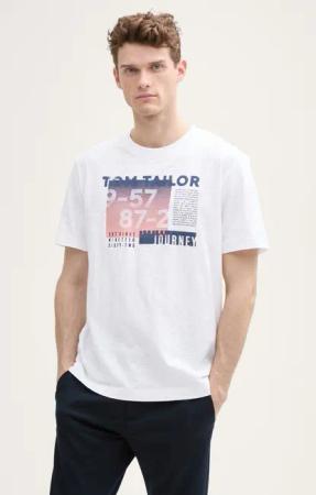 TOM TAILOR T-Shirt T-Shirt aus Baumwolle