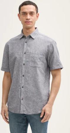 TOM TAILOR Kurzarmhemd Regular Fit Kurzarmhemd