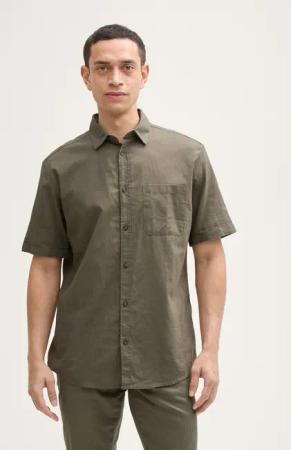 TOM TAILOR Kurzarmhemd Regular Fit Kurzarmhemd
