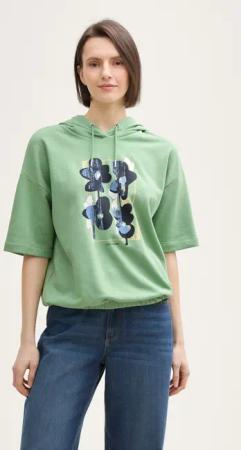 TOM TAILOR Sweatshirt Hoodie Sweatshirt mit