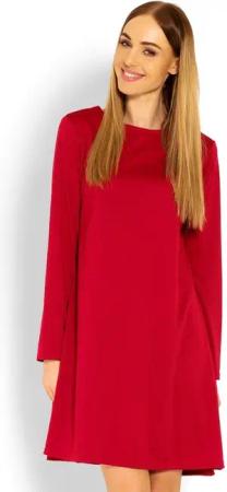 PeeKaBoo Zipfelkleid Kleid Langarm knielang