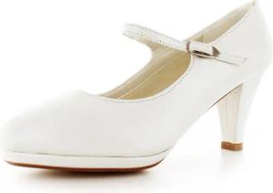 White Lady 836 Leder Brautschuhe mit
