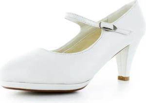 White Lady 836 Leder Brautschuhe mit