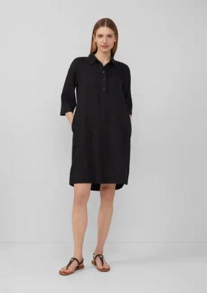s.Oliver Minikleid Kurzes Blusenkleid aus Leinenmix